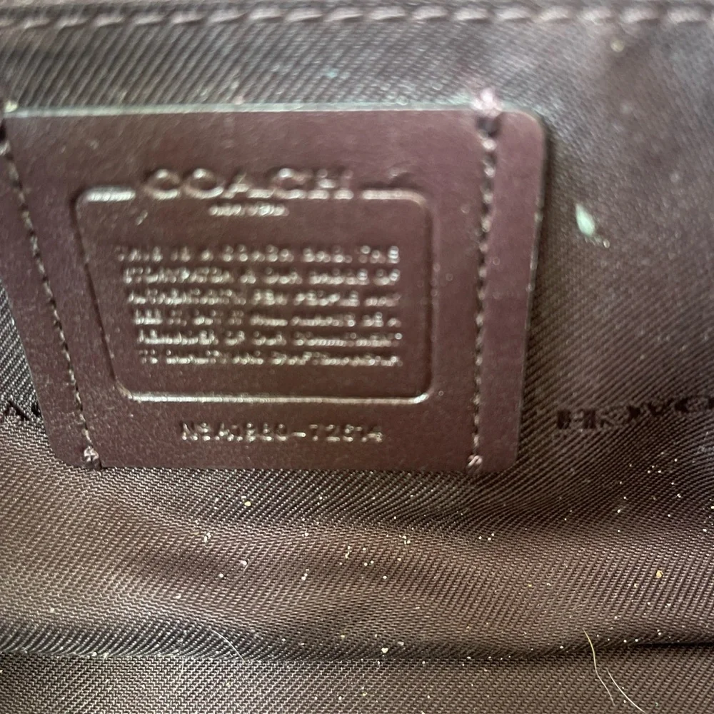 Coach Butterfly Discontinued Style. Used a handful of times. Good condition - Picture 7 of 8